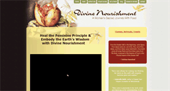 Desktop Screenshot of divinenourishment.net
